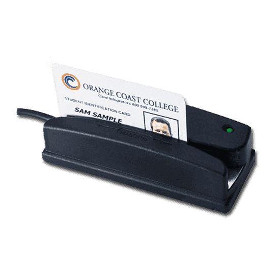 Magnetic and barcode reader 