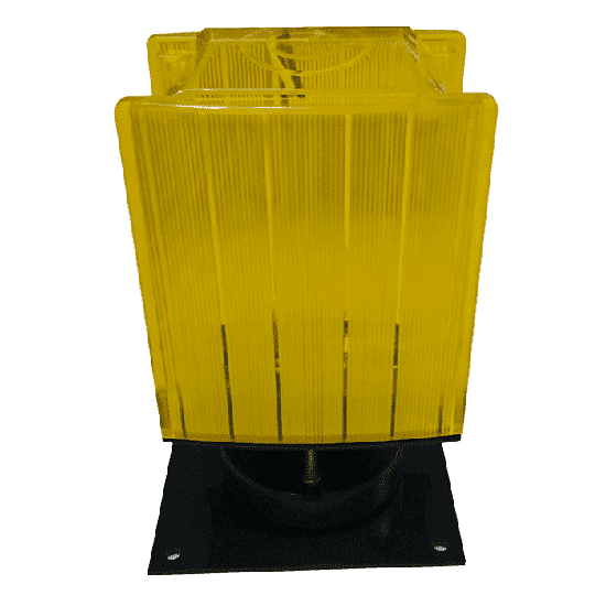 Safety barrier flash lamp