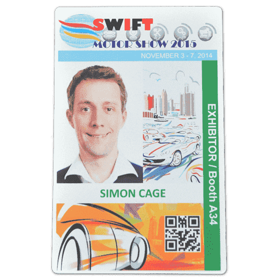 Large format ID card