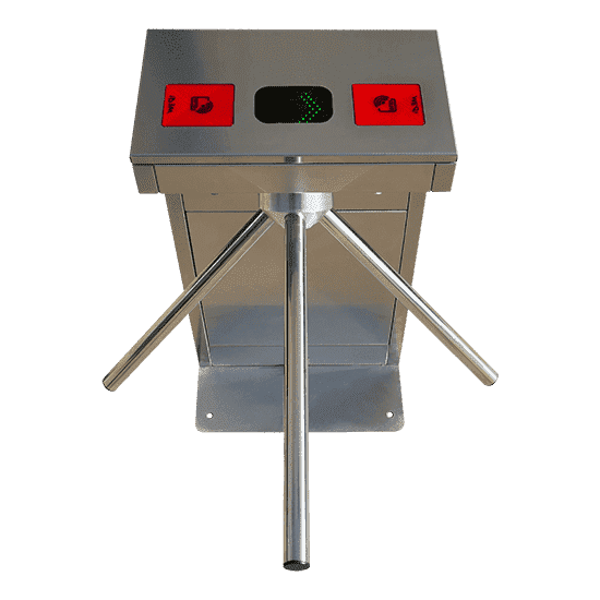 TTS1 turnstile with access badge readers