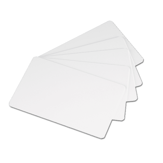 White PVC card