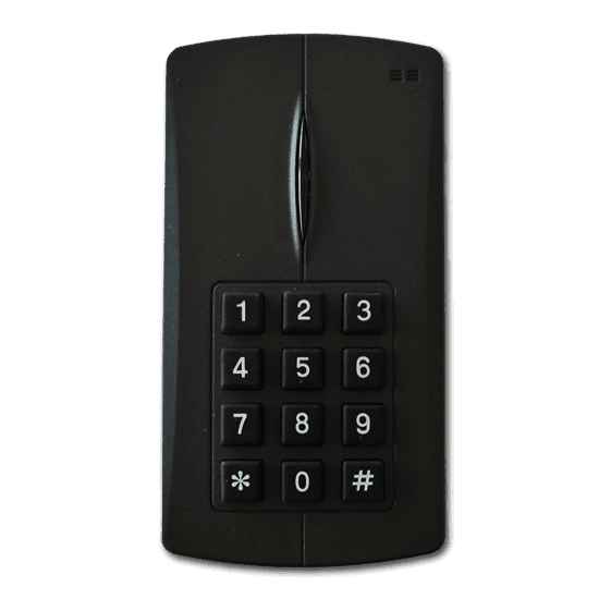 Lector RFID Teclado de puerta Lector de código PIN con timbre