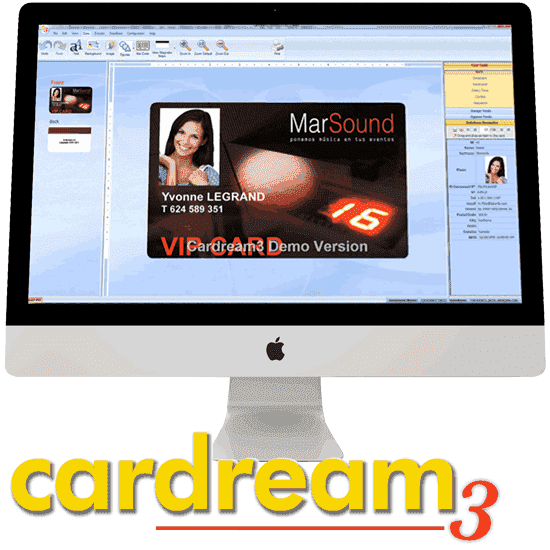 Software de edición de tarjetas Cardream3