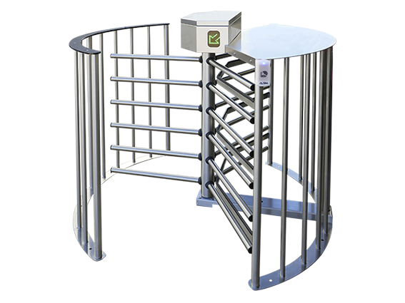 Torno de altura media para control de acceso con lector de tarjetas RFID