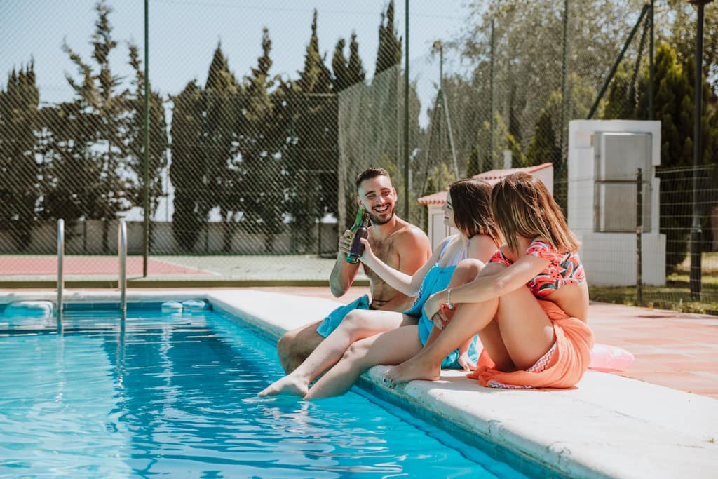 control de acceso para piscinas