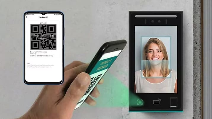 control de accesos código qr