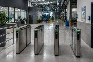 tornos de acceso modernos
