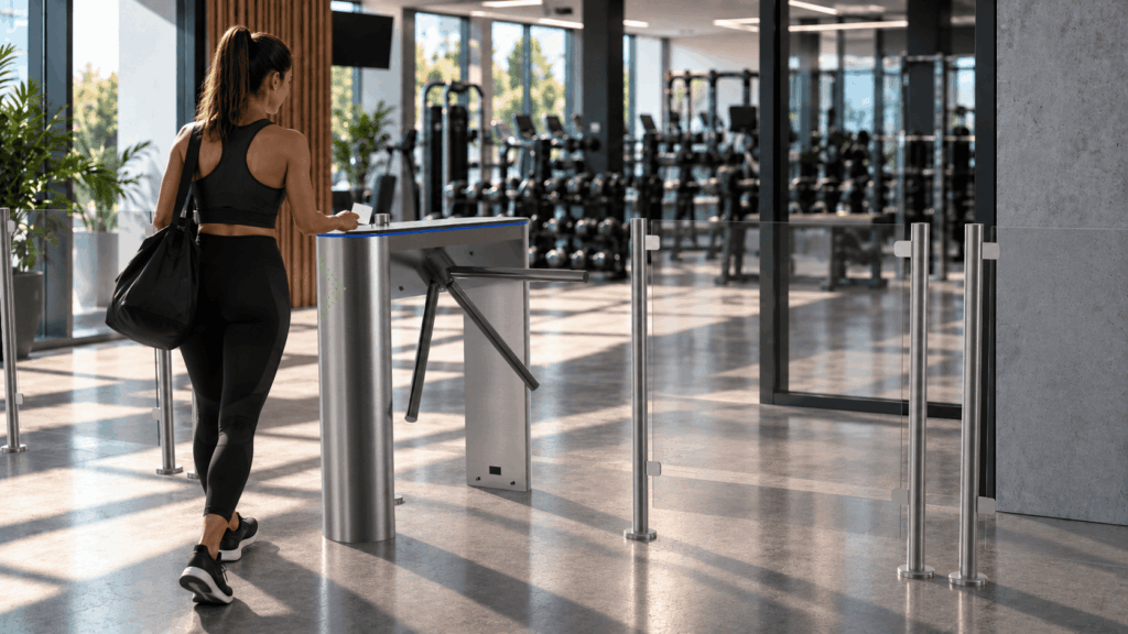Control de acceso para gimnasios o centros deportivos