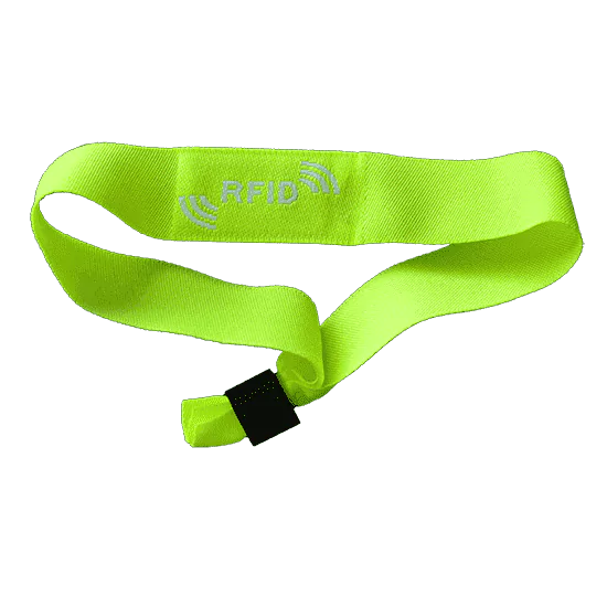 pulsera rfid de tela