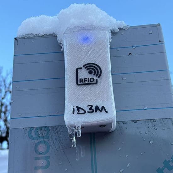 Lecteur de badge de chantier RFID