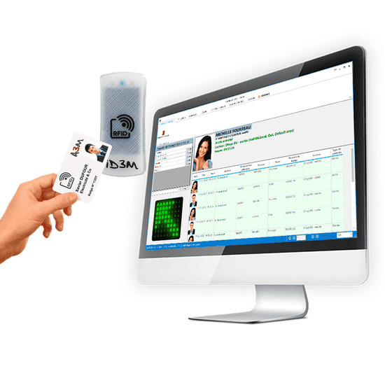 Badge et lecteur RFID