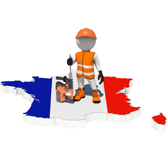 Installation de l'accès chantier