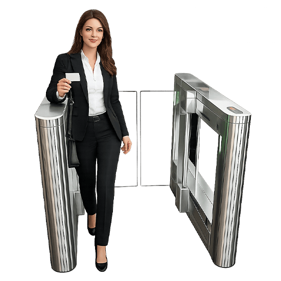 Intégration du tourniquet d'accès aux bureaux