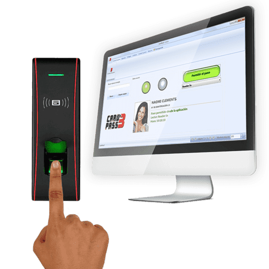 Lecteur biométrique intégré dans CardPass3