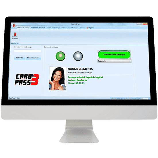 Logiciel d'accès chantier CardPass3