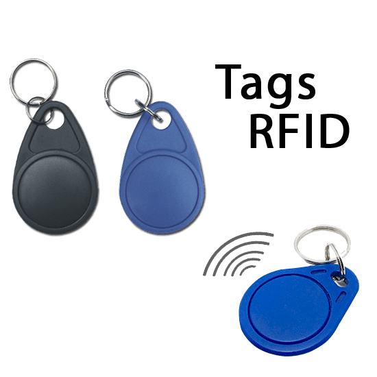 Porte-clé RFID goutte d'eau