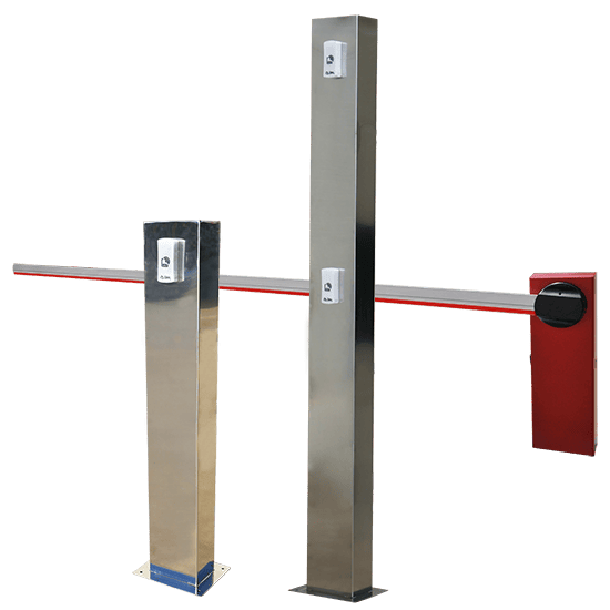 Totem pour barrière chantier